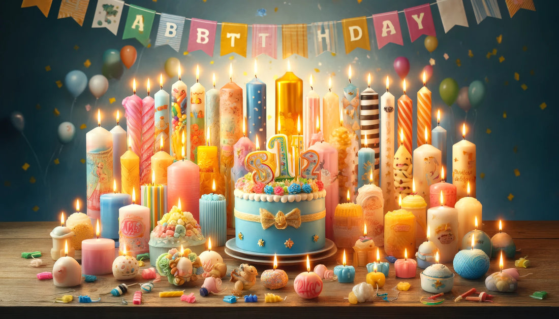 Celebrate with Candletown's Birthday Candles