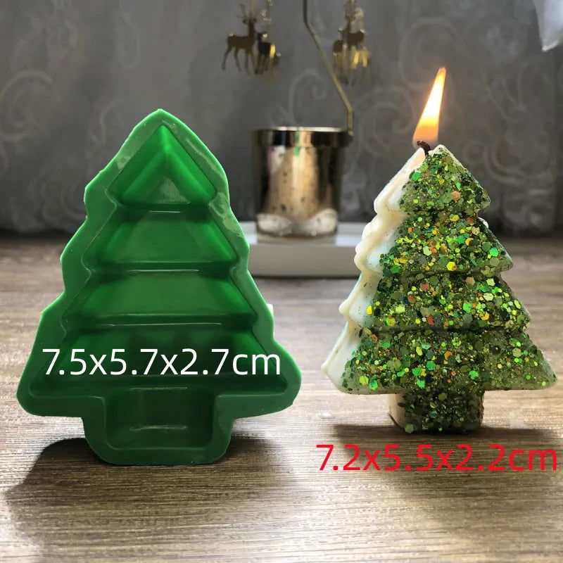 Christmas Candle Silicone Mold Set - candletown.net