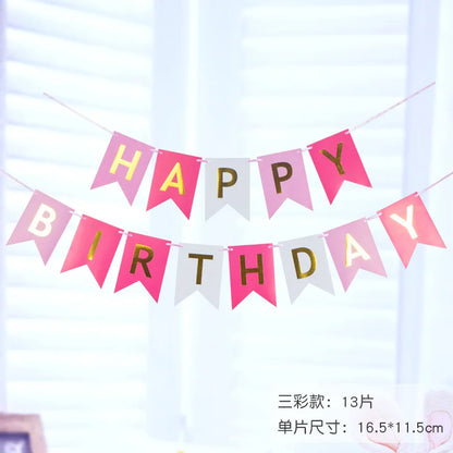 Happy Birthday Banner – Colorful Party Decoration