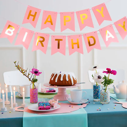 Happy Birthday Banner – Colorful Party Decoration