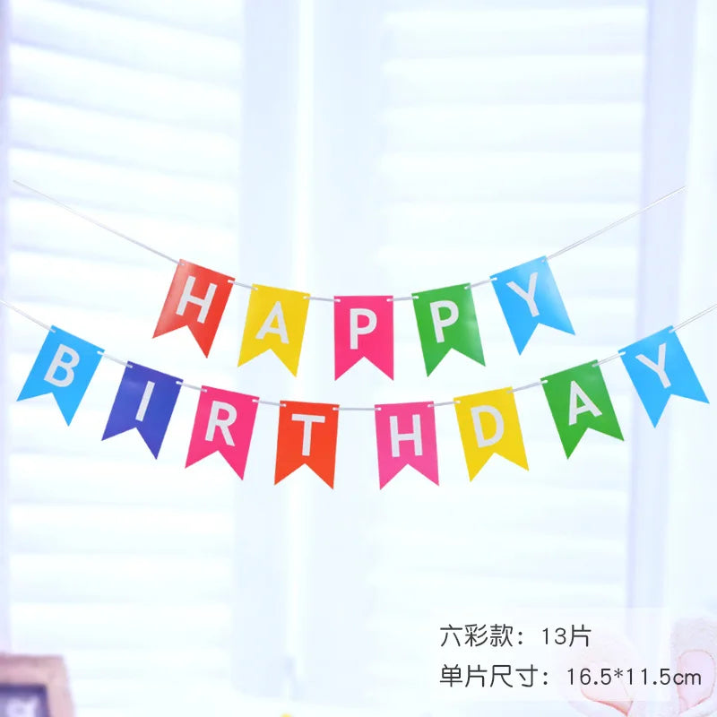 Happy Birthday Banner – Colorful Party Decoration