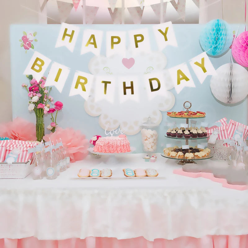 Happy Birthday Banner – Colorful Party Decoration