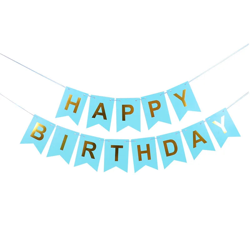 Happy Birthday Banner – Colorful Party Decoration