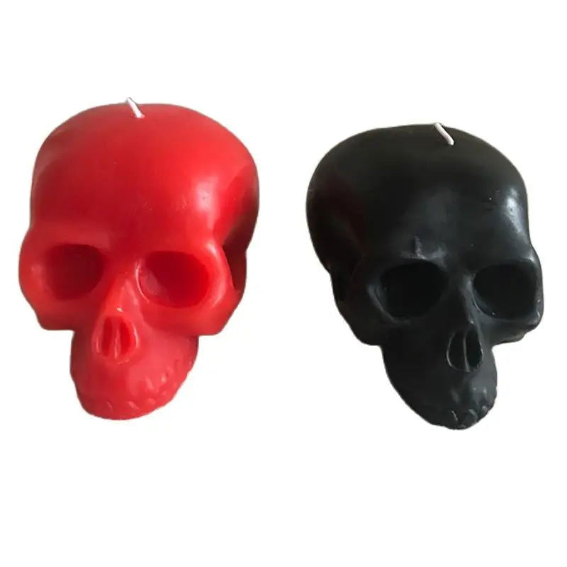 Large Skull Shaped Candle - Decorative Themed Candles for Halloween Party and Horror Decor - candletown.net