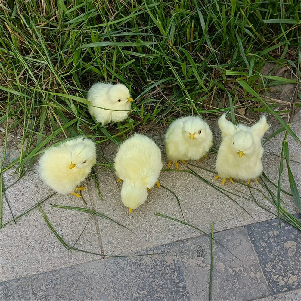 Fluffy Easter Chick Decoration – Cute & Festive Spring Ornament