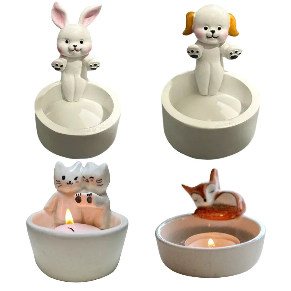 Easter Animal Candle Holders – Charming Tea Light Holders for Spring Decor