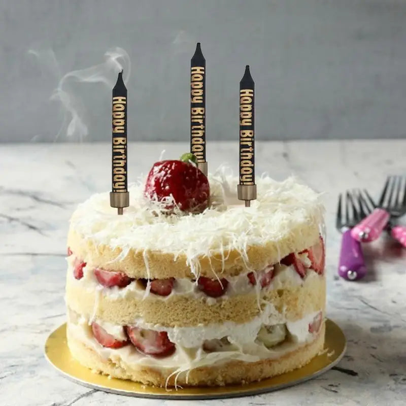 Happy Birthday Cake Candles - Stylish & Eco-Friendly