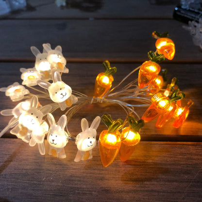 1.5m 10-LED Easter Egg String Lights – Festive Glow for Spring