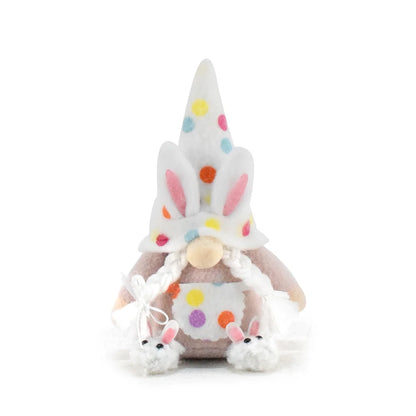 Easter Polka Dot Gnome – Faceless Spring Decoration