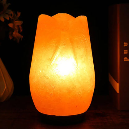 Himalayan Salt Crystal Lamp – Natural Rock Night Light