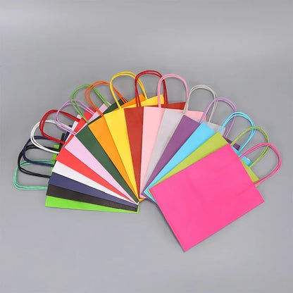 Colorful Paper Gift Bags – Multiple Shades for All Celebrations