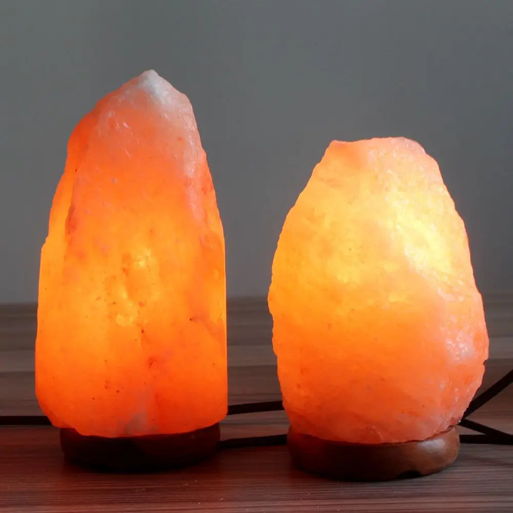 Himalayan Salt Crystal Lamp – Natural Rock Night Light