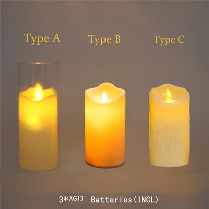 6Pcs LED Flameless Electric Candles - Safe, Flickering Tealights for Special Occasions