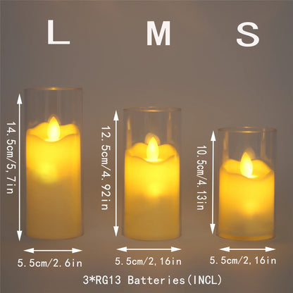 6Pcs LED Flameless Electric Candles - Safe, Flickering Tealights for Special Occasions