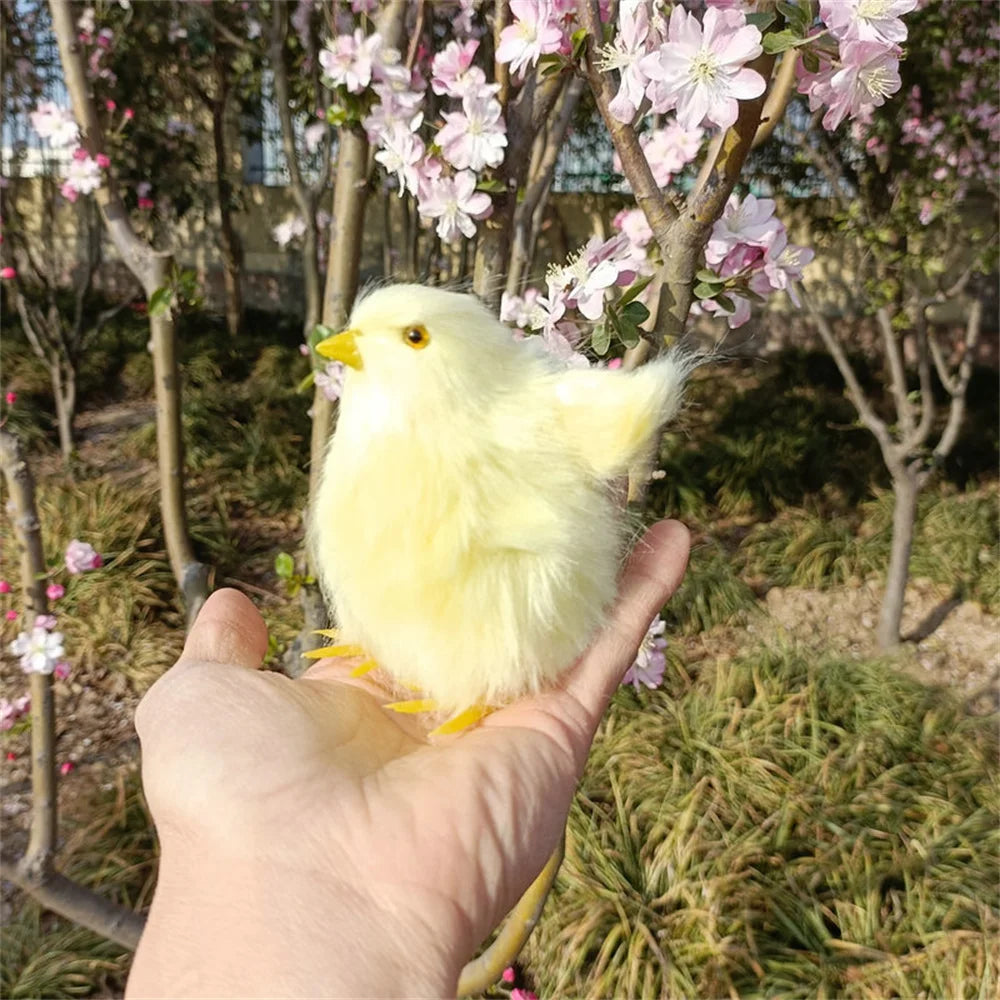 Fluffy Easter Chick Decoration – Cute & Festive Spring Ornament