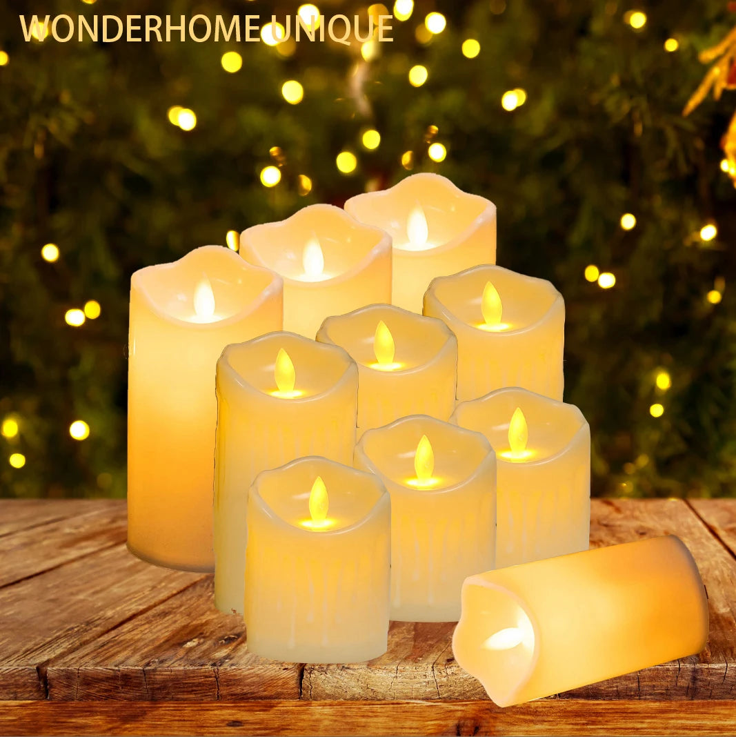 6Pcs LED Flameless Electric Candles - Safe, Flickering Tealights for Special Occasions