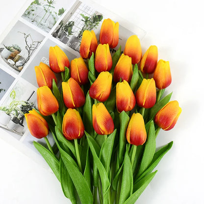 10pcs Tulip Artificial Flowers – Lifelike & Elegant Decor