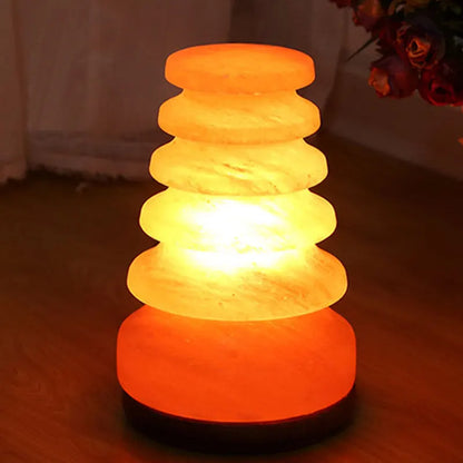 Himalayan Salt Crystal Lamp – Natural Rock Night Light