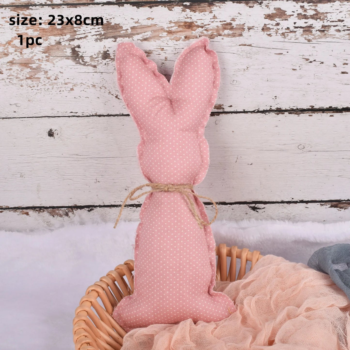 Cotton Easter Rabbit Carrot Ornament – Adorable Easter Decoration