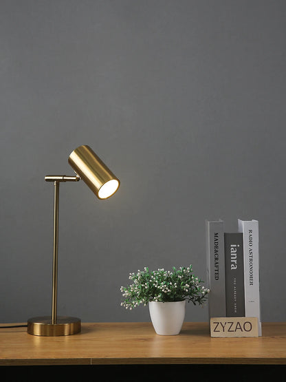 Modern Golden Table Lamp – Nordic Design