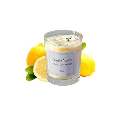 Premium Aromatherapy Candle – Handmade Soy Wax Candle in Glass Jar