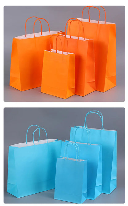 Colorful Paper Gift Bags – Multiple Shades for All Celebrations