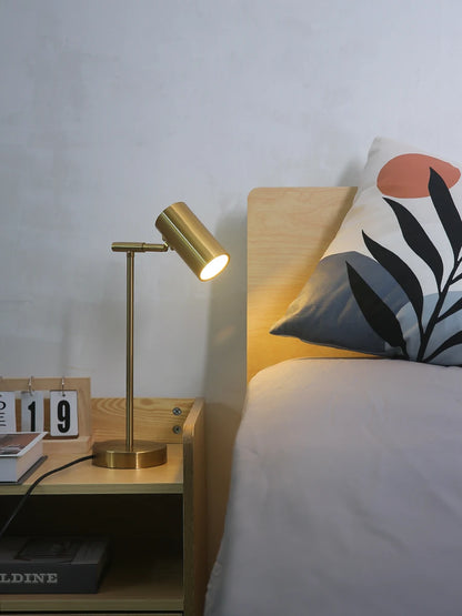 Modern Golden Table Lamp – Nordic Design