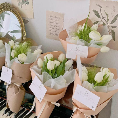 10pcs Tulip Artificial Flowers – Lifelike & Elegant Decor