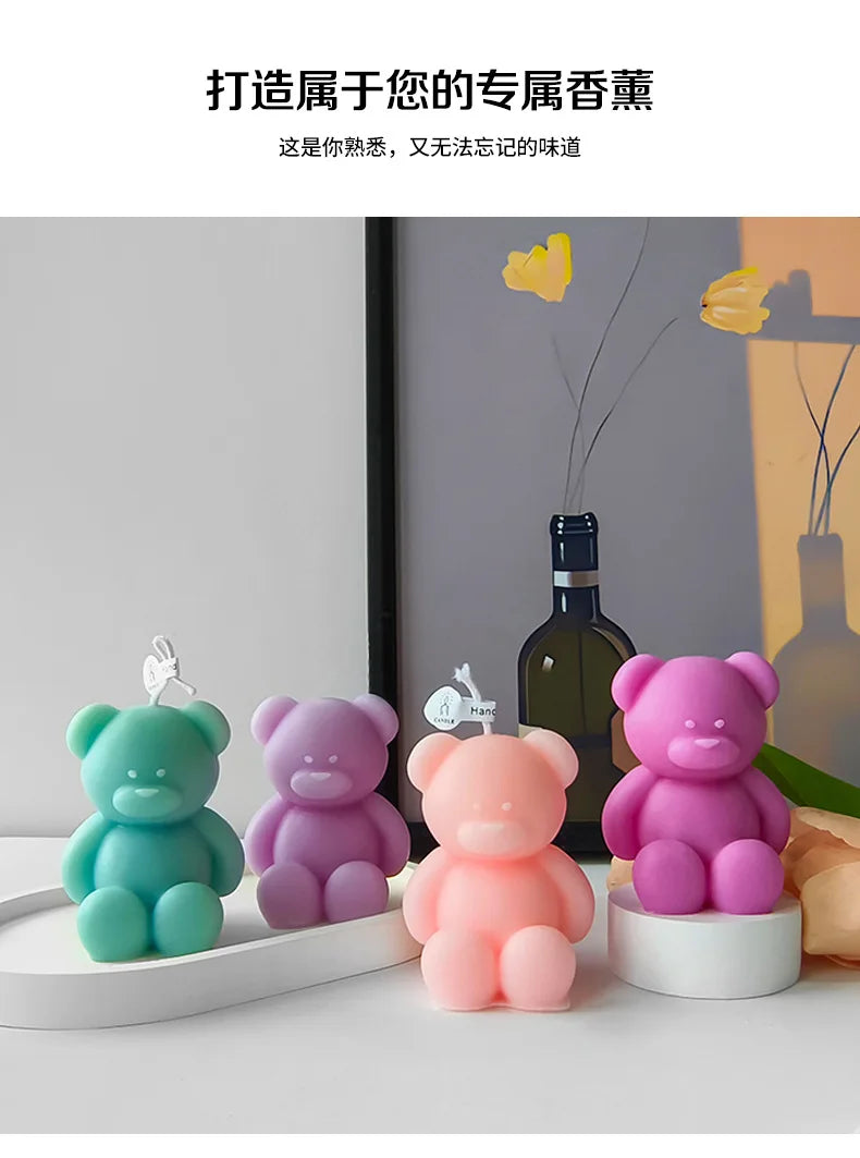 Lovely Bear Aromatherapy Candle - Adorable Scented Home Decor