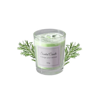 Premium Aromatherapy Candle – Handmade Soy Wax Candle in Glass Jar