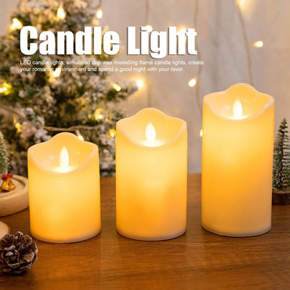 6Pcs LED Flameless Electric Candles - Safe, Flickering Tealights for Special Occasions