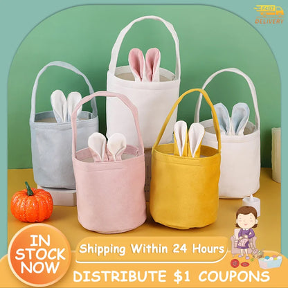 Velvet Easter Bunny Bags – Soft & Adorable Candy Bags for Easter & Celebrations