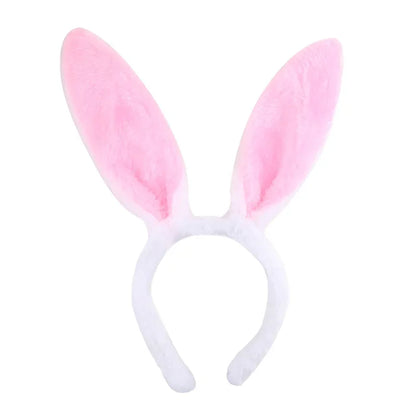 Plush Bunny Ears Headband – Cute & Soft for Easter & Cosplay