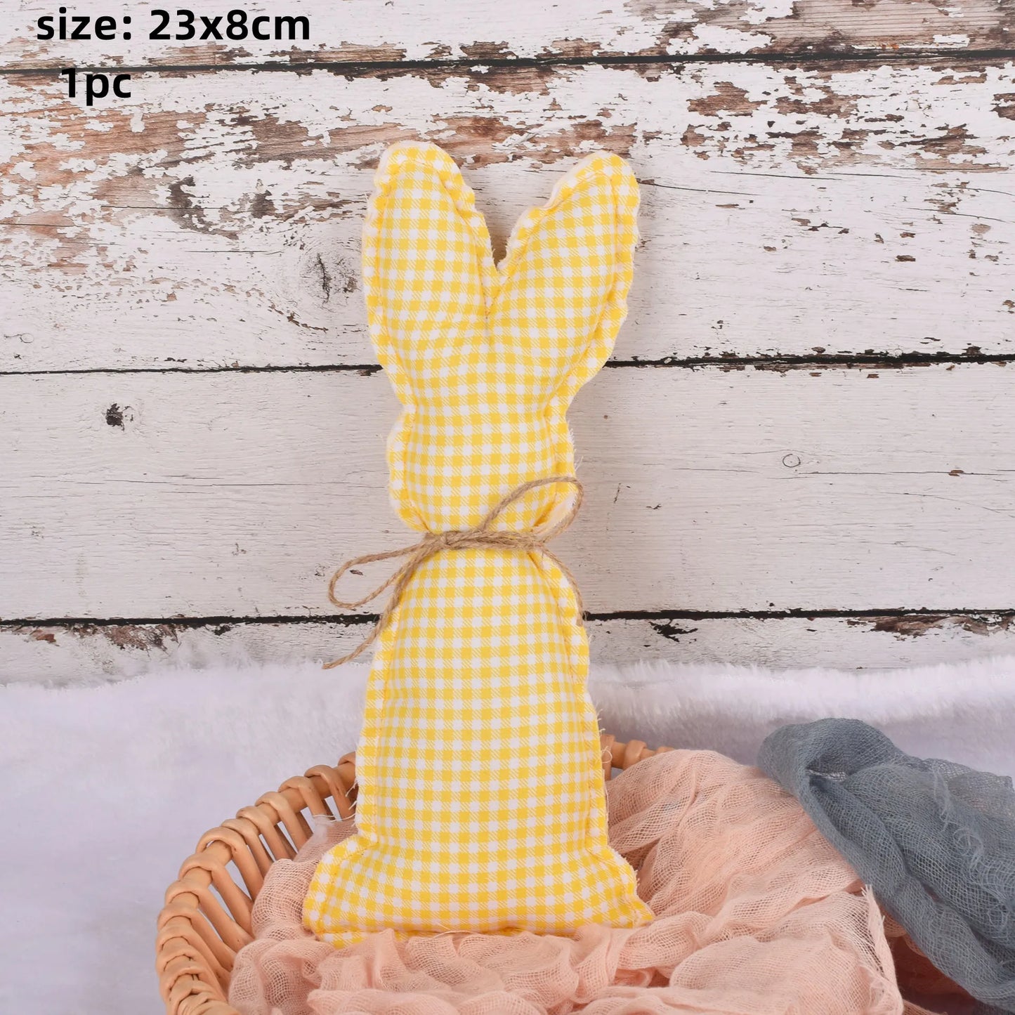 Cotton Easter Rabbit Carrot Ornament – Adorable Easter Decoration