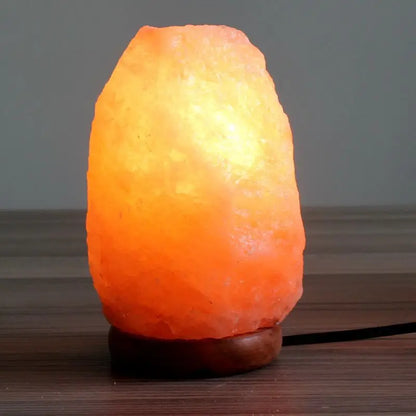 Himalayan Salt Crystal Lamp – Natural Rock Night Light