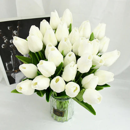 10pcs Tulip Artificial Flowers – Lifelike & Elegant Decor