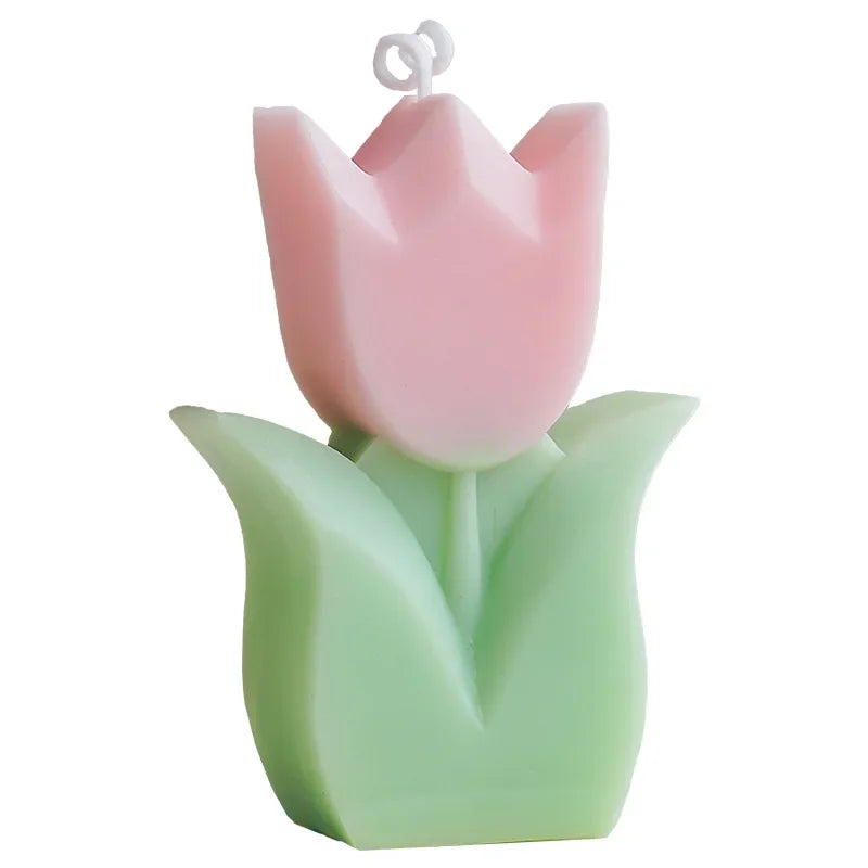 Handmade Tulip Soy Wax Candle