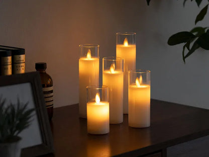 6Pcs LED Flameless Electric Candles - Safe, Flickering Tealights for Special Occasions