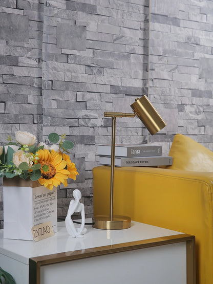 Modern Golden Table Lamp – Nordic Design