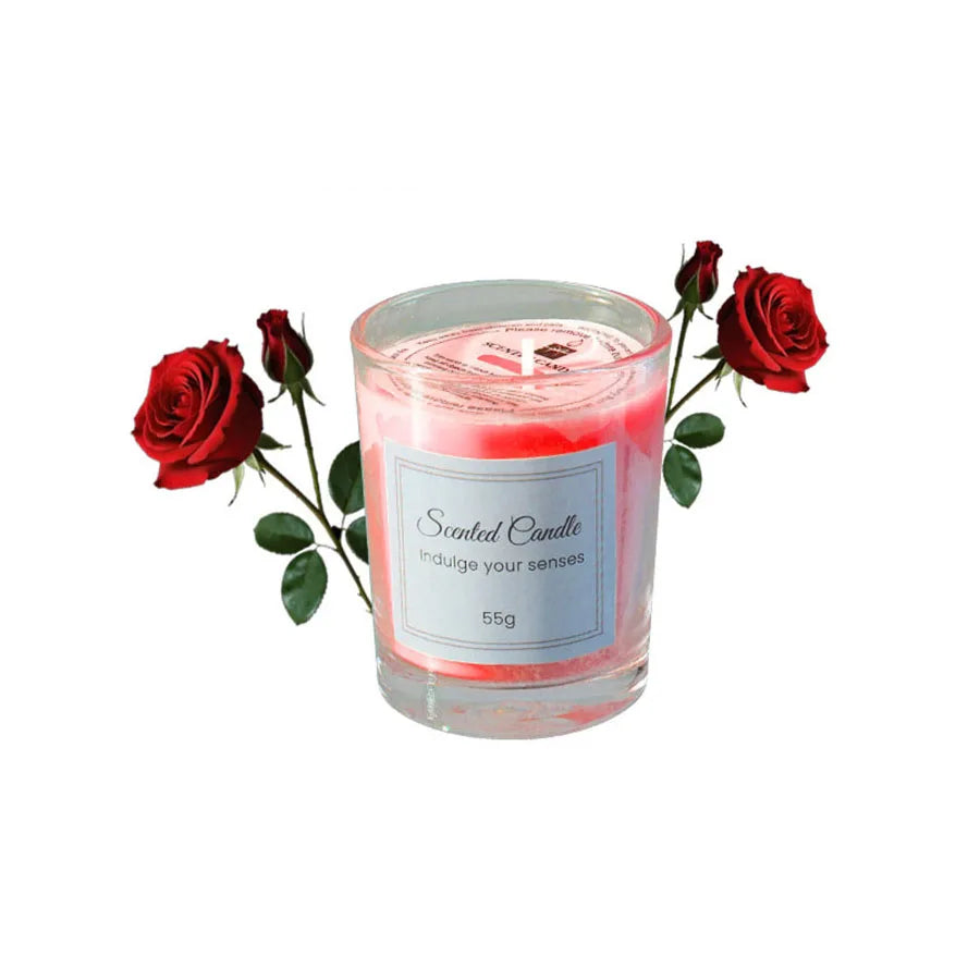 Premium Aromatherapy Candle – Handmade Soy Wax Candle in Glass Jar