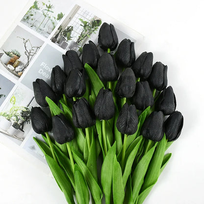 10pcs Tulip Artificial Flowers – Lifelike & Elegant Decor