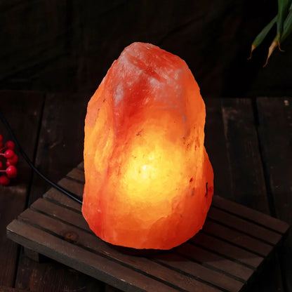 Himalayan Salt Crystal Lamp – Natural Rock Night Light