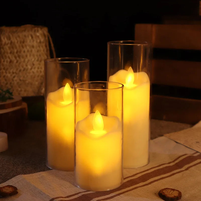 6Pcs LED Flameless Electric Candles - Safe, Flickering Tealights for Special Occasions