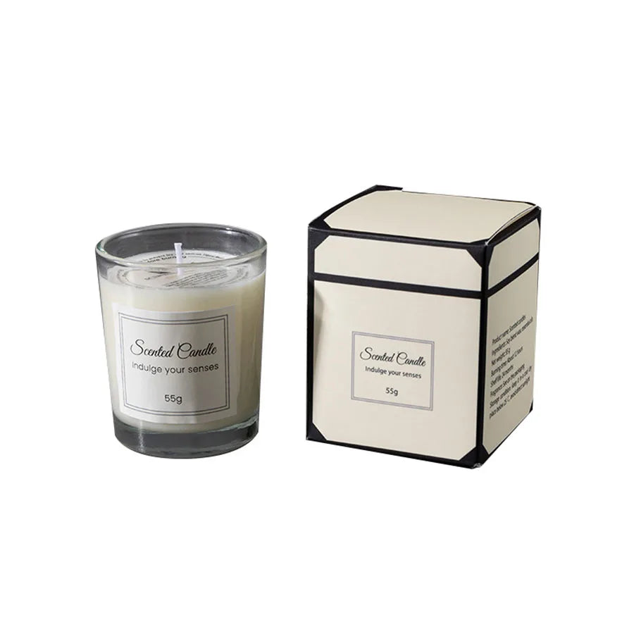 Premium Aromatherapy Candle – Handmade Soy Wax Candle in Glass Jar