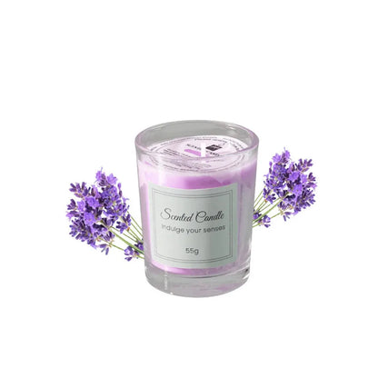 Premium Aromatherapy Candle – Handmade Soy Wax Candle in Glass Jar