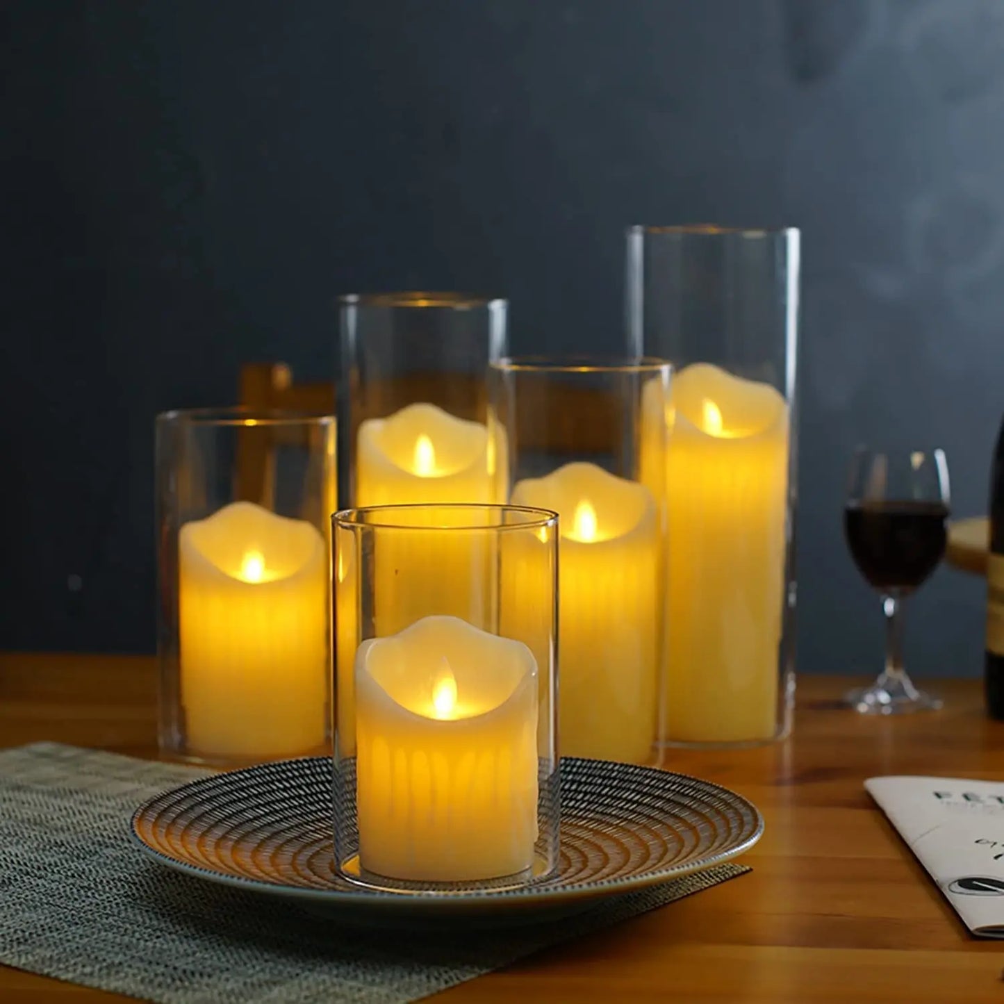 6Pcs LED Flameless Electric Candles - Safe, Flickering Tealights for Special Occasions