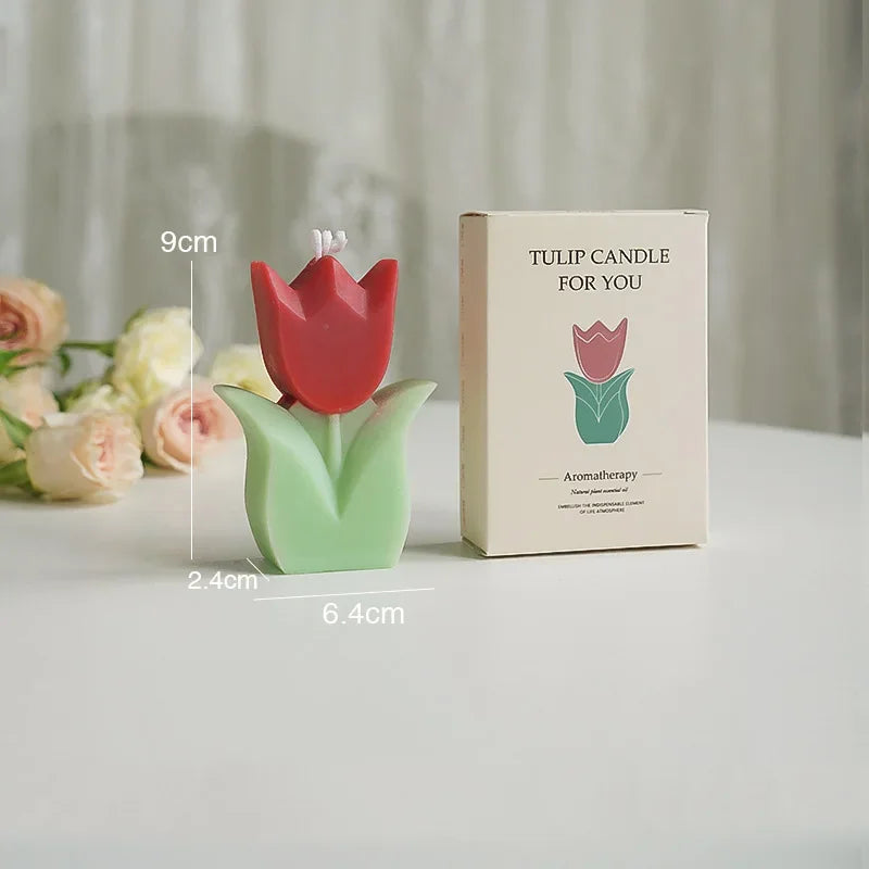 Handmade Tulip Soy Wax Candle