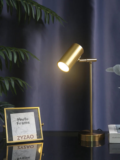 Modern Golden Table Lamp – Nordic Design