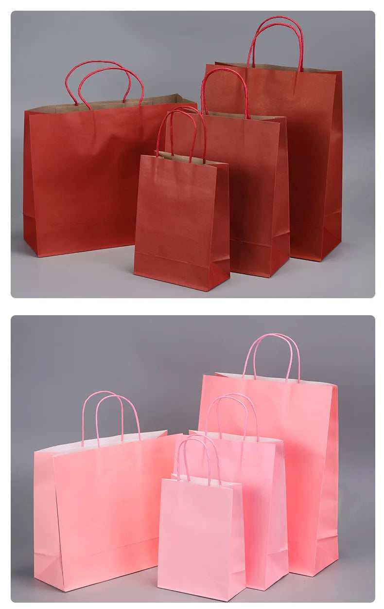 Colorful Paper Gift Bags – Multiple Shades for All Celebrations