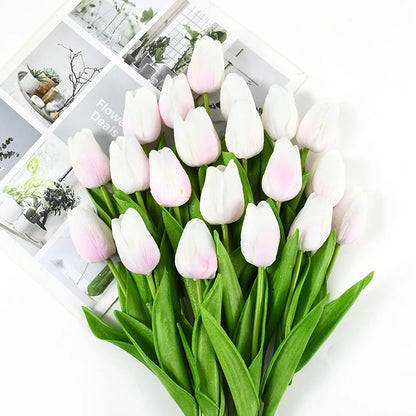 10pcs Tulip Artificial Flowers – Lifelike & Elegant Decor